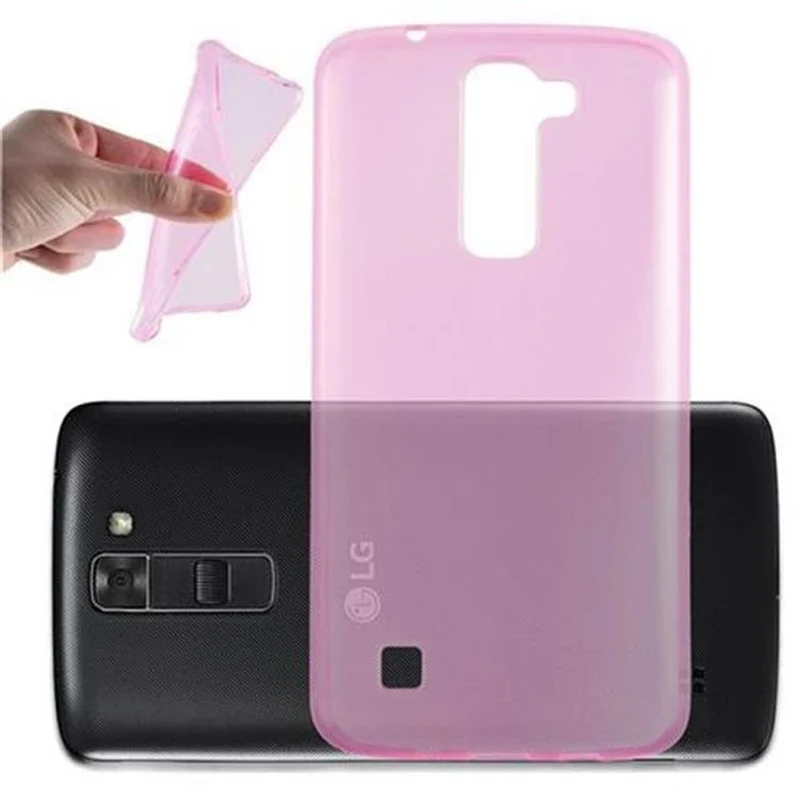 Cadorabo Hülle kompatibel mit LG K7 2016 Schutzhülle aus flexiblem TPU Silikon