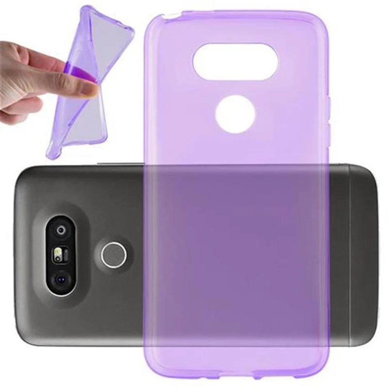 Cadorabo Hülle kompatibel mit LG G5 Schutzhülle aus flexiblem TPU Silikon