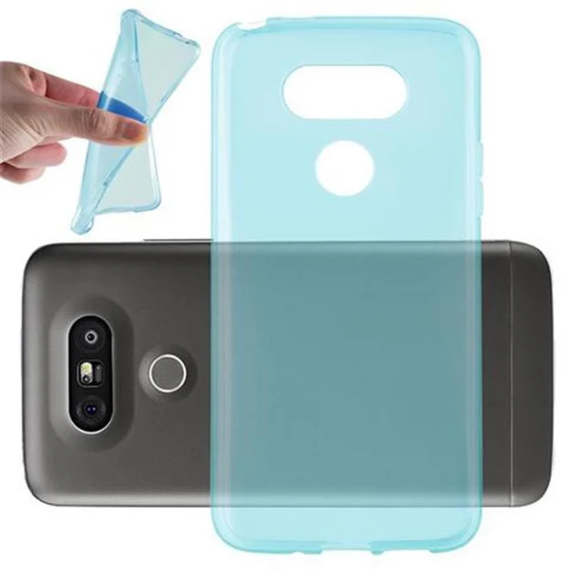 Cadorabo Hülle kompatibel mit LG G5 Schutzhülle aus flexiblem TPU Silikon