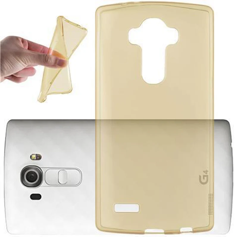 Cadorabo Hülle kompatibel mit LG G4 / G4 PLUS Schutzhülle aus flexiblem TPU Silikon