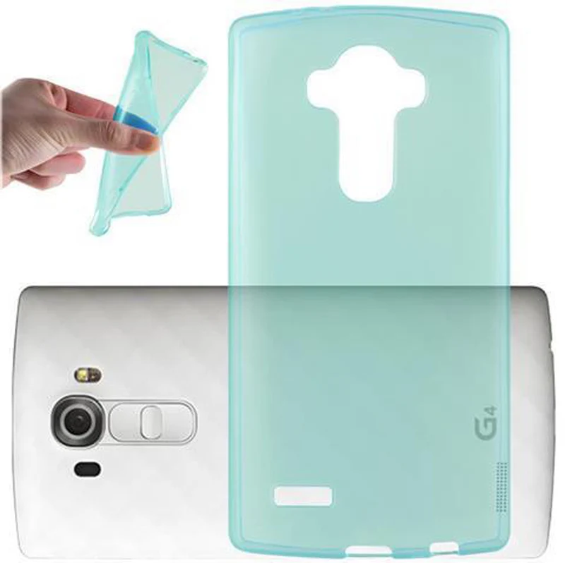 Cadorabo Hülle kompatibel mit LG G4 / G4 PLUS Schutzhülle aus flexiblem TPU Silikon
