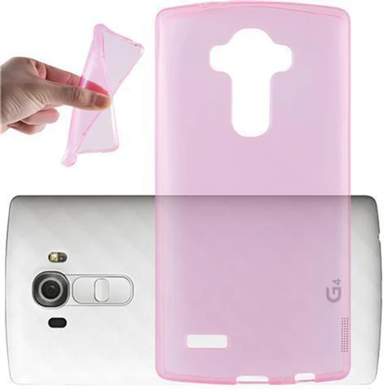 Cadorabo Hülle kompatibel mit LG G4 / G4 PLUS Schutzhülle aus flexiblem TPU Silikon