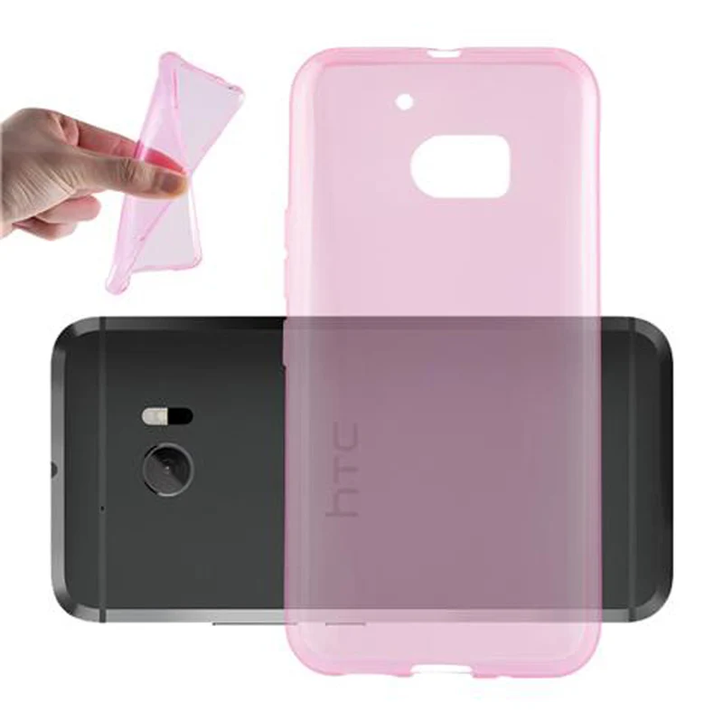 Cadorabo Hülle kompatibel mit HTC ONE M10 Schutzhülle aus flexiblem TPU Silikon
