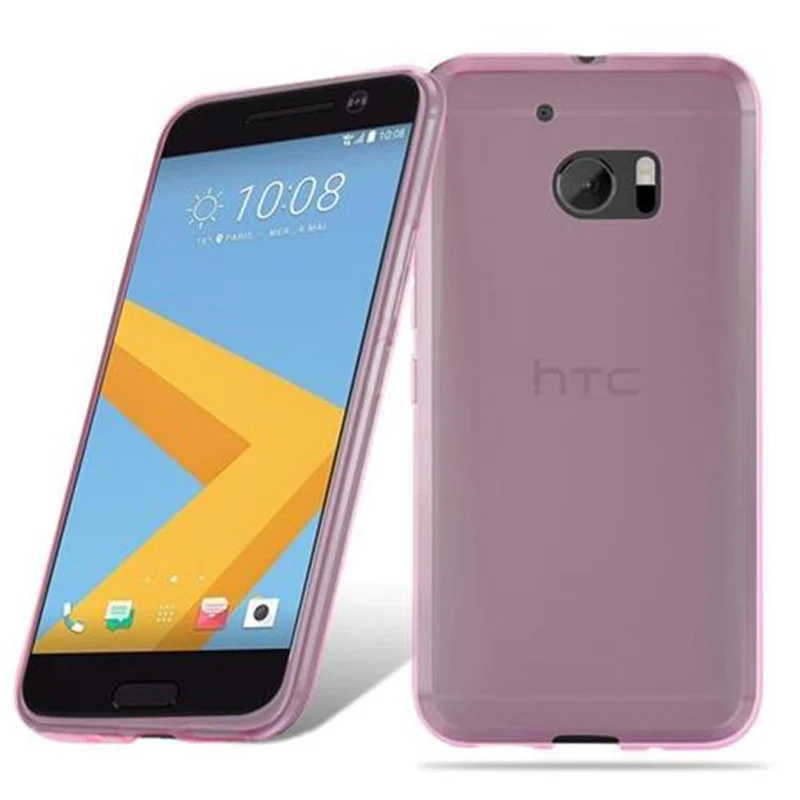 Cadorabo Hülle kompatibel mit HTC ONE M10 Schutzhülle aus flexiblem TPU Silikon