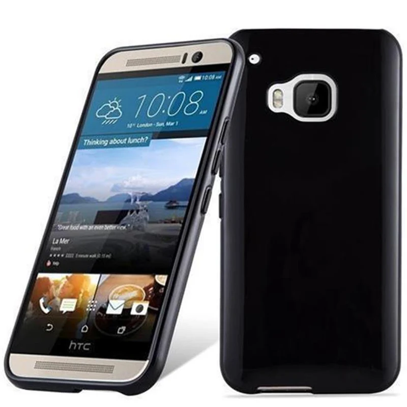 Cadorabo Hülle kompatibel mit HTC ONE M9 Schutzhülle aus flexiblem TPU Silikon