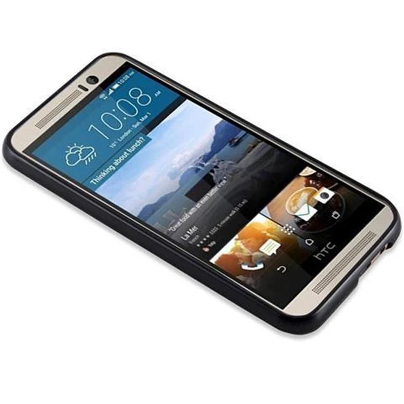 Cadorabo Hülle kompatibel mit HTC ONE M9 Schutzhülle aus flexiblem TPU Silikon