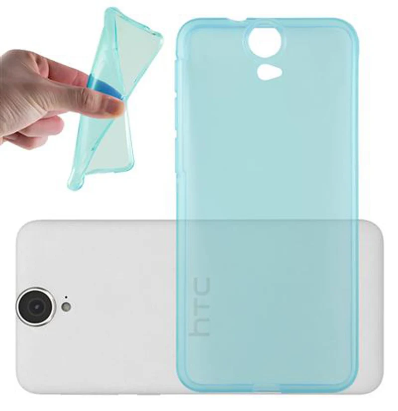 Cadorabo Hülle kompatibel mit HTC ONE E9 Schutzhülle aus flexiblem TPU Silikon