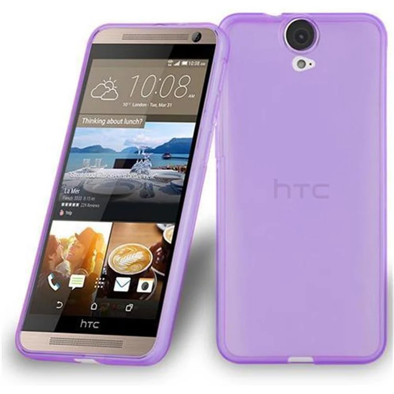 Cadorabo Hülle kompatibel mit HTC ONE E9 Schutzhülle aus flexiblem TPU Silikon