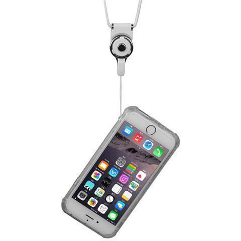Cadorabo Hülle kompatibel mit Apple iPhone 6 / 6S Schutzhülle aus flexiblem TPU Silikon mit Schlaufe