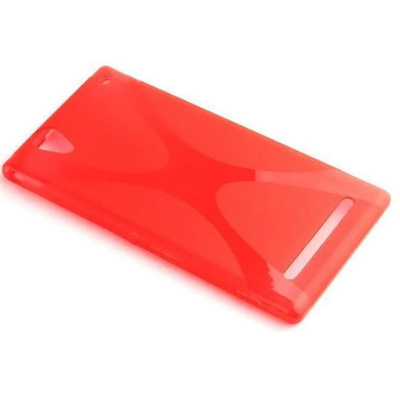 Cadorabo Hülle kompatibel mit Sony Xperia T2 ULTRA Schutzhülle aus flexiblem TPU Silikon