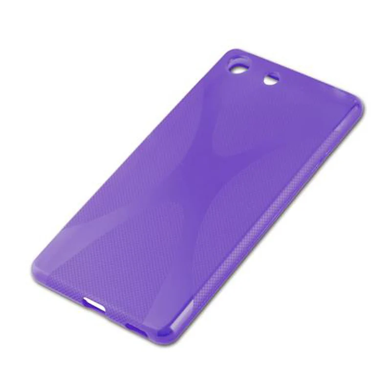 Cadorabo Hülle kompatibel mit Sony Xperia M5 Schutzhülle aus flexiblem TPU Silikon