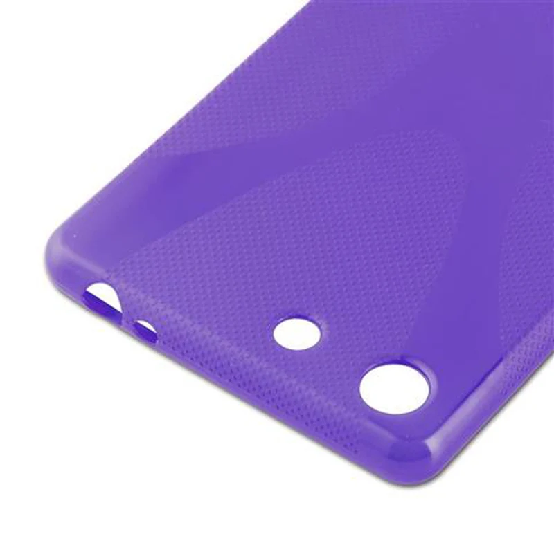 Cadorabo Hülle kompatibel mit Sony Xperia M5 Schutzhülle aus flexiblem TPU Silikon
