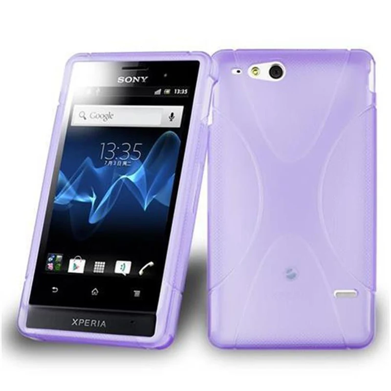 Cadorabo Hülle kompatibel mit Sony Xperia GO Schutzhülle aus flexiblem TPU Silikon