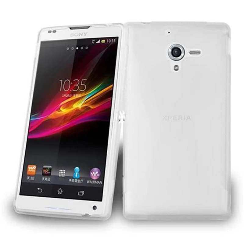Cadorabo Hülle kompatibel mit Sony Xperia ZL Schutzhülle aus flexiblem TPU Silikon
