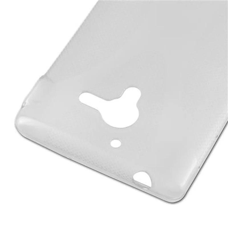 Cadorabo Hülle kompatibel mit Sony Xperia ZL Schutzhülle aus flexiblem TPU Silikon