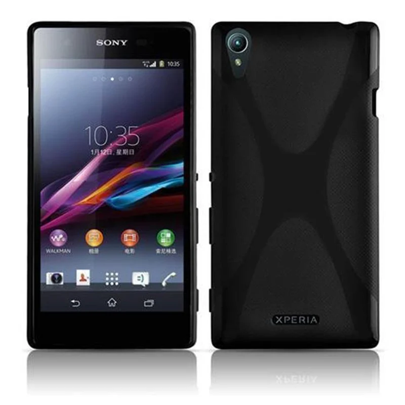Cadorabo Hülle kompatibel mit Sony Xperia T3 Schutzhülle aus flexiblem TPU Silikon