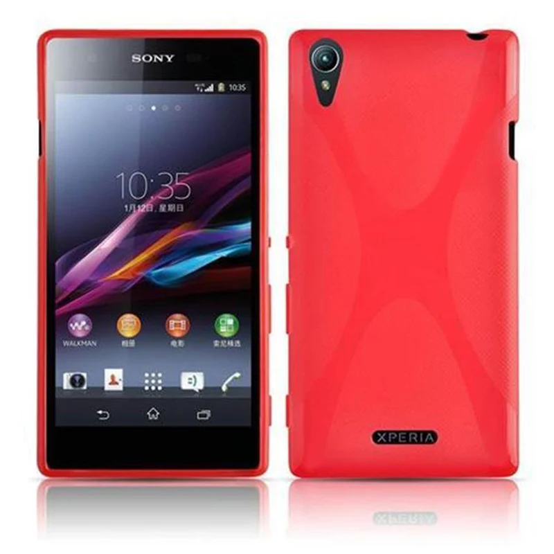 Cadorabo Hülle kompatibel mit Sony Xperia T3 Schutzhülle aus flexiblem TPU Silikon