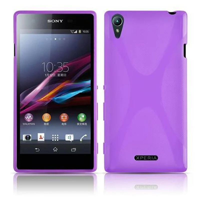 Cadorabo Hülle kompatibel mit Sony Xperia T3 Schutzhülle aus flexiblem TPU Silikon
