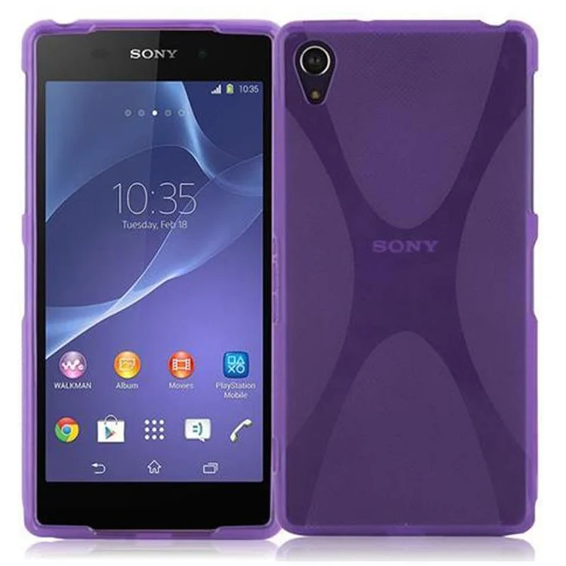 Cadorabo Hülle kompatibel mit Sony Xperia Z2 Schutzhülle aus flexiblem TPU Silikon