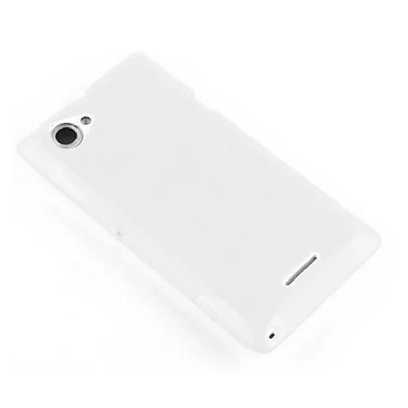 Cadorabo Hülle kompatibel mit Sony Xperia L Schutzhülle aus flexiblem TPU Silikon