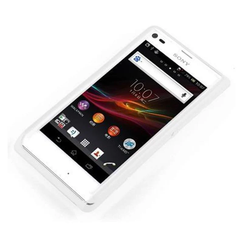 Cadorabo Hülle kompatibel mit Sony Xperia L Schutzhülle aus flexiblem TPU Silikon