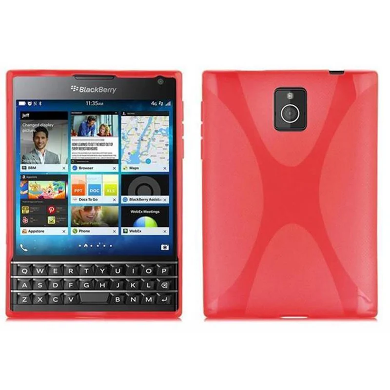 Cadorabo Hülle kompatibel mit Blackberry Q30 Schutzhülle aus flexiblem TPU Silikon