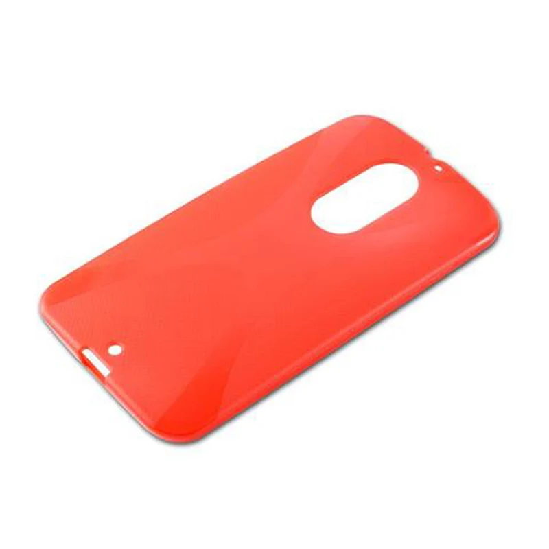 Cadorabo Hülle kompatibel mit Motorola MOTO X3 Schutzhülle aus flexiblem TPU Silikon