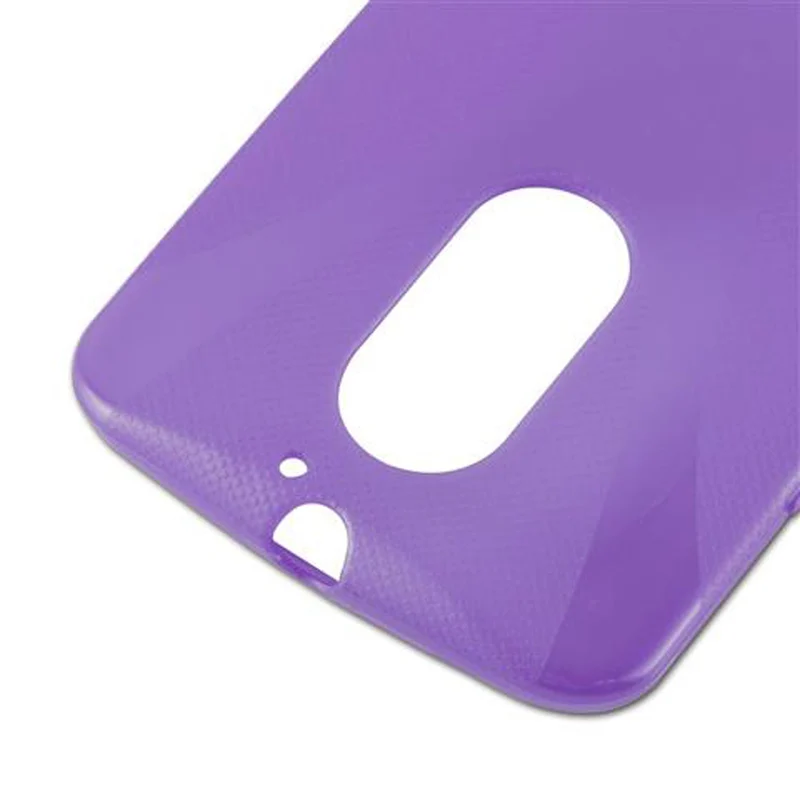 Cadorabo Hülle kompatibel mit Motorola MOTO X2 Schutzhülle aus flexiblem TPU Silikon