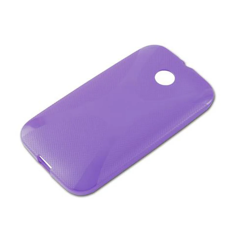 Cadorabo Hülle kompatibel mit Motorola MOTO E Schutzhülle aus flexiblem TPU Silikon