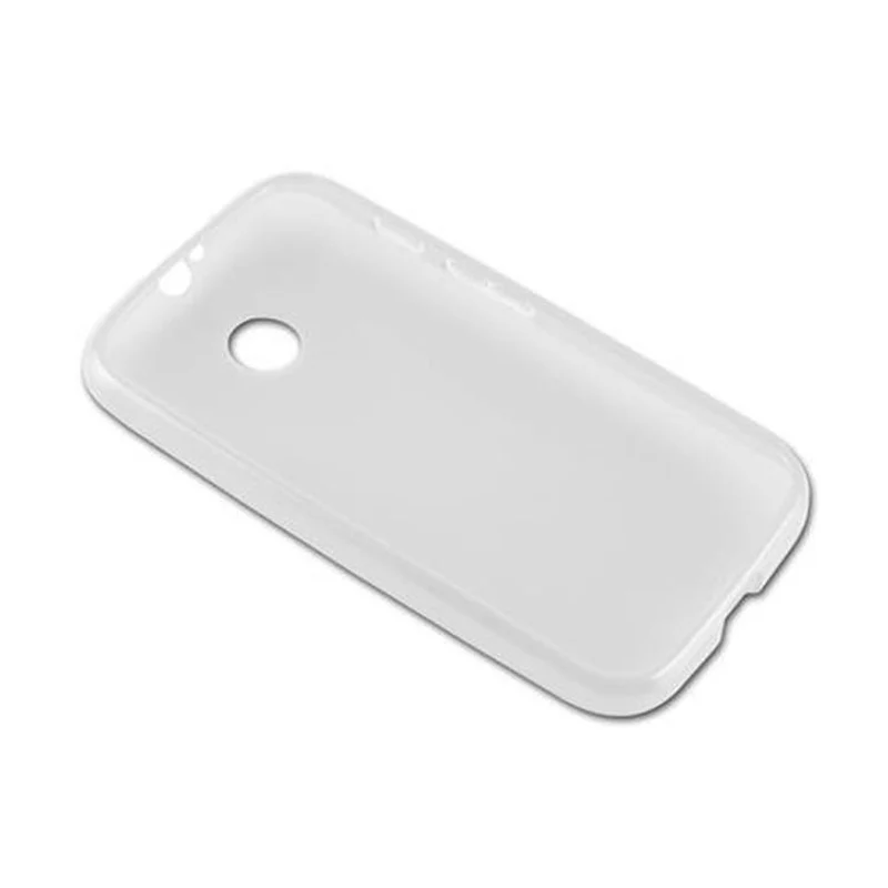 Cadorabo Hülle kompatibel mit Motorola MOTO E Schutzhülle aus flexiblem TPU Silikon
