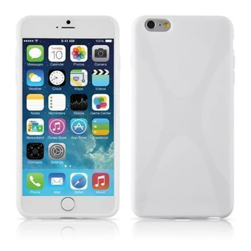 Cadorabo Hülle kompatibel mit Apple iPhone 6 / 6S Schutzhülle aus flexiblem TPU Silikon