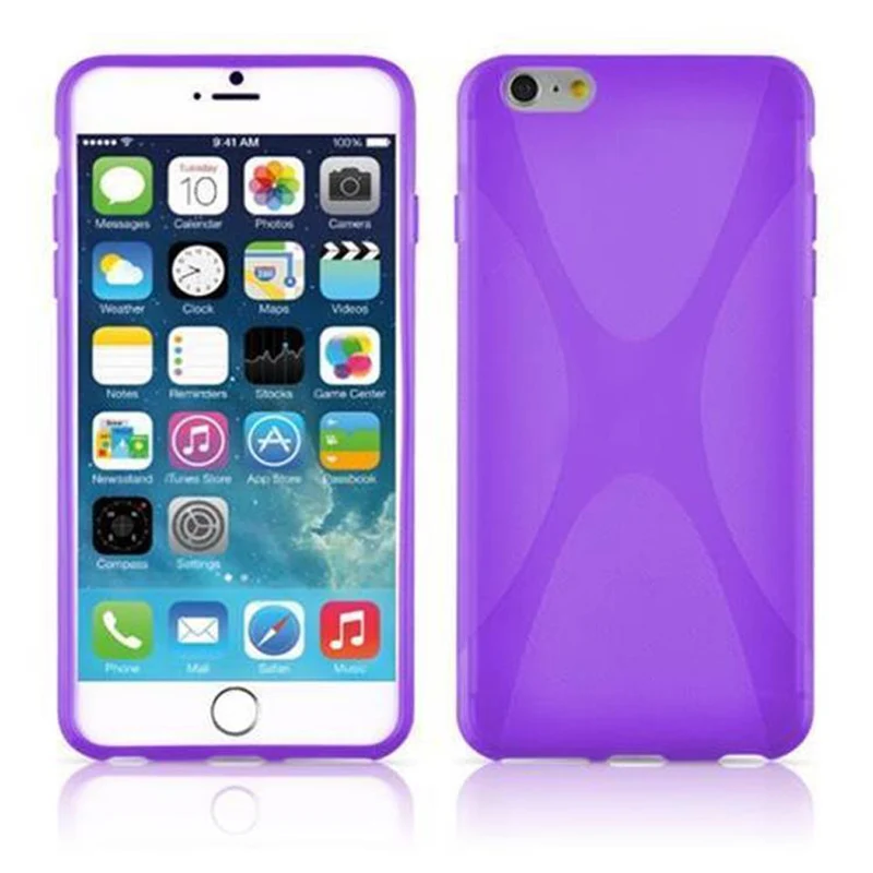 Cadorabo Hülle kompatibel mit Apple iPhone 6 / 6S Schutzhülle aus flexiblem TPU Silikon