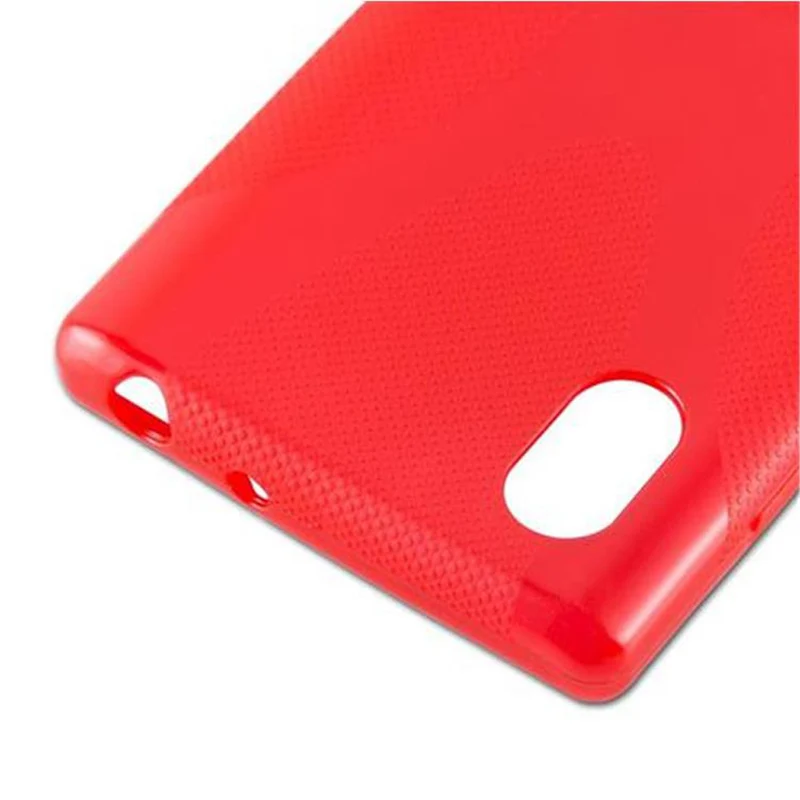 Cadorabo Hülle kompatibel mit LG L9 II Schutzhülle aus flexiblem TPU Silikon