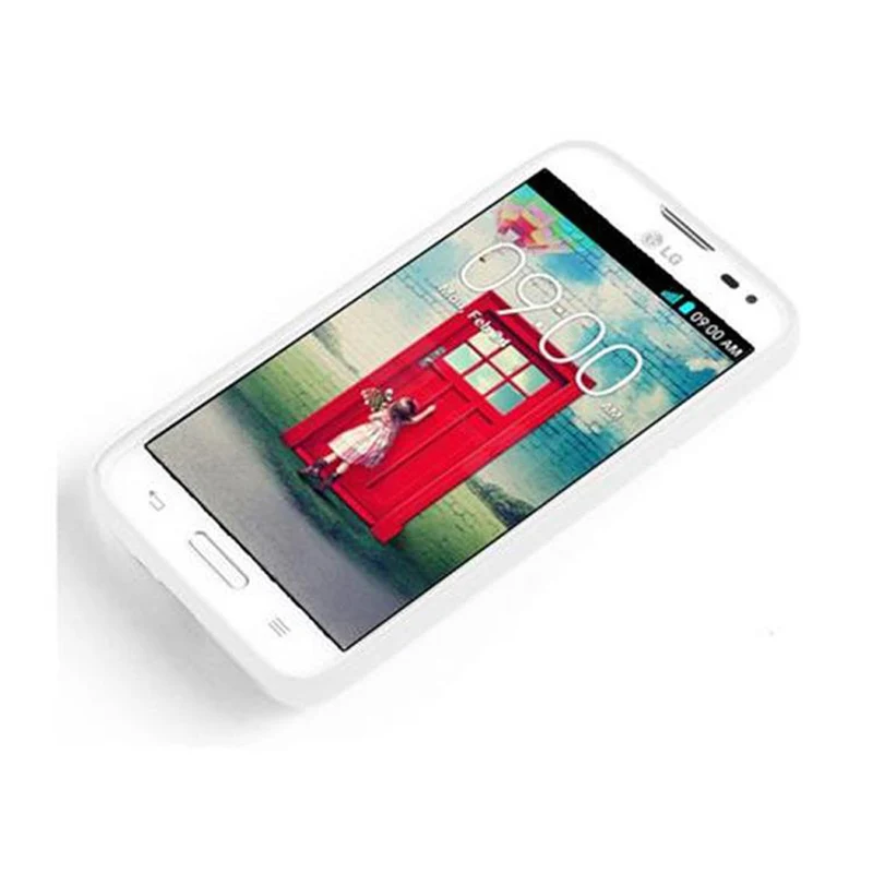 Cadorabo Hülle kompatibel mit LG L70 (1. SIM) Schutzhülle aus flexiblem TPU Silikon