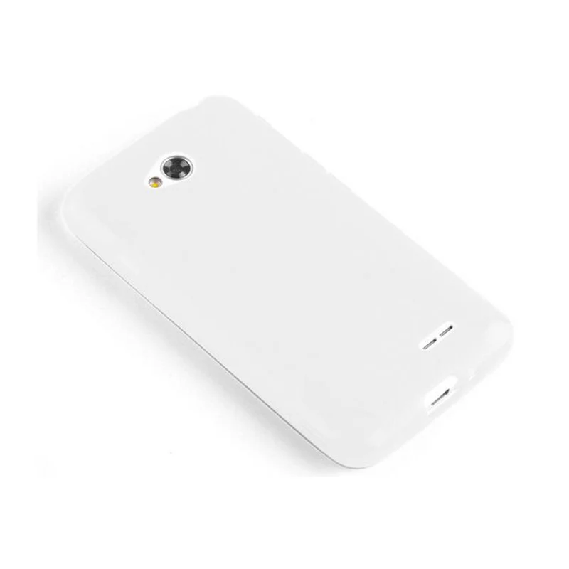 Cadorabo Hülle kompatibel mit LG L70 (1. SIM) Schutzhülle aus flexiblem TPU Silikon