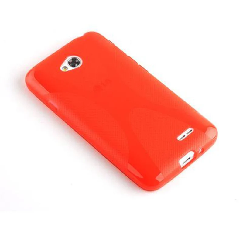 Cadorabo Hülle kompatibel mit LG L70 (1. SIM) Schutzhülle aus flexiblem TPU Silikon