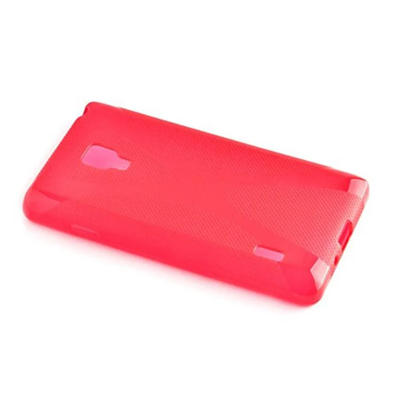 Cadorabo Hülle kompatibel mit LG OPTIMUS L7 II Schutzhülle aus flexiblem TPU Silikon