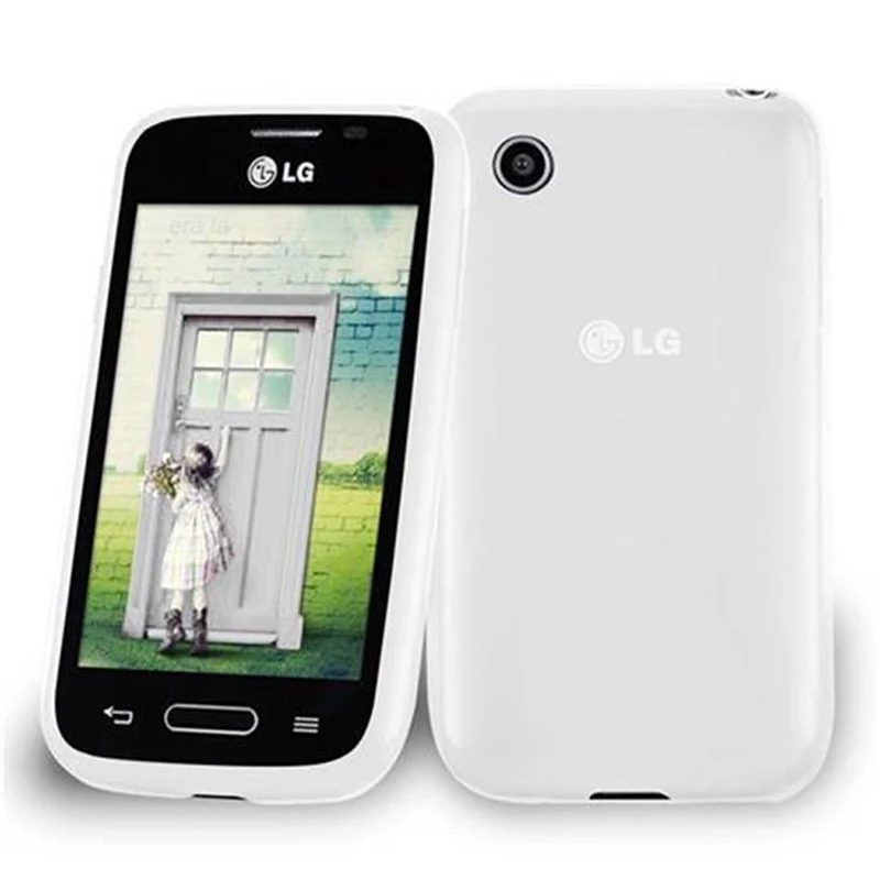 Cadorabo Hülle kompatibel mit LG L40 Schutzhülle aus flexiblem TPU Silikon