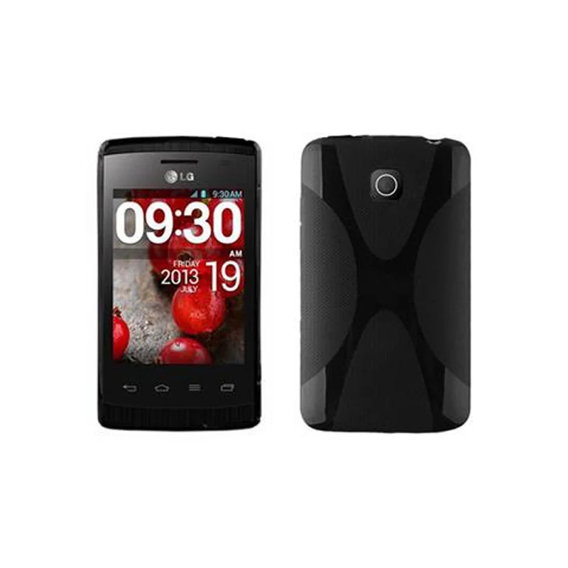 Cadorabo Hülle kompatibel mit LG L1 II Schutzhülle aus flexiblem TPU Silikon