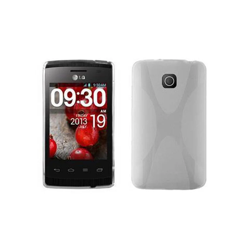Cadorabo Hülle kompatibel mit LG L1 II Schutzhülle aus flexiblem TPU Silikon