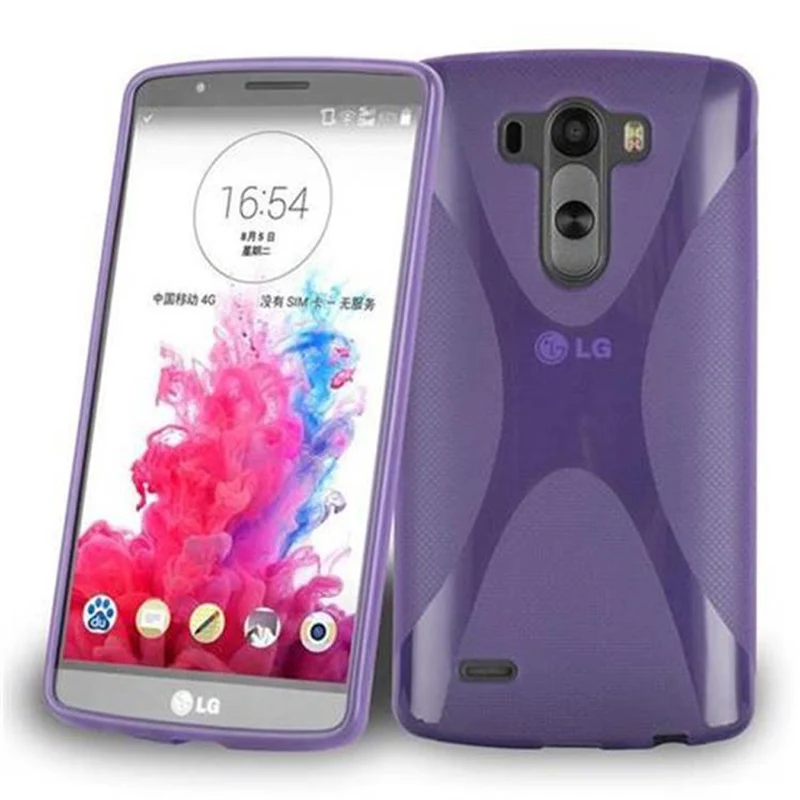 Cadorabo Hülle kompatibel mit LG G3 STYLUS Schutzhülle aus flexiblem TPU Silikon