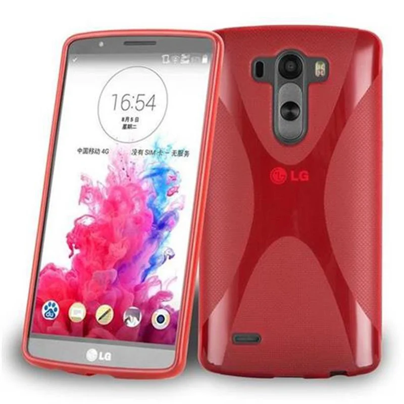Cadorabo Hülle kompatibel mit LG G3 STYLUS Schutzhülle aus flexiblem TPU Silikon