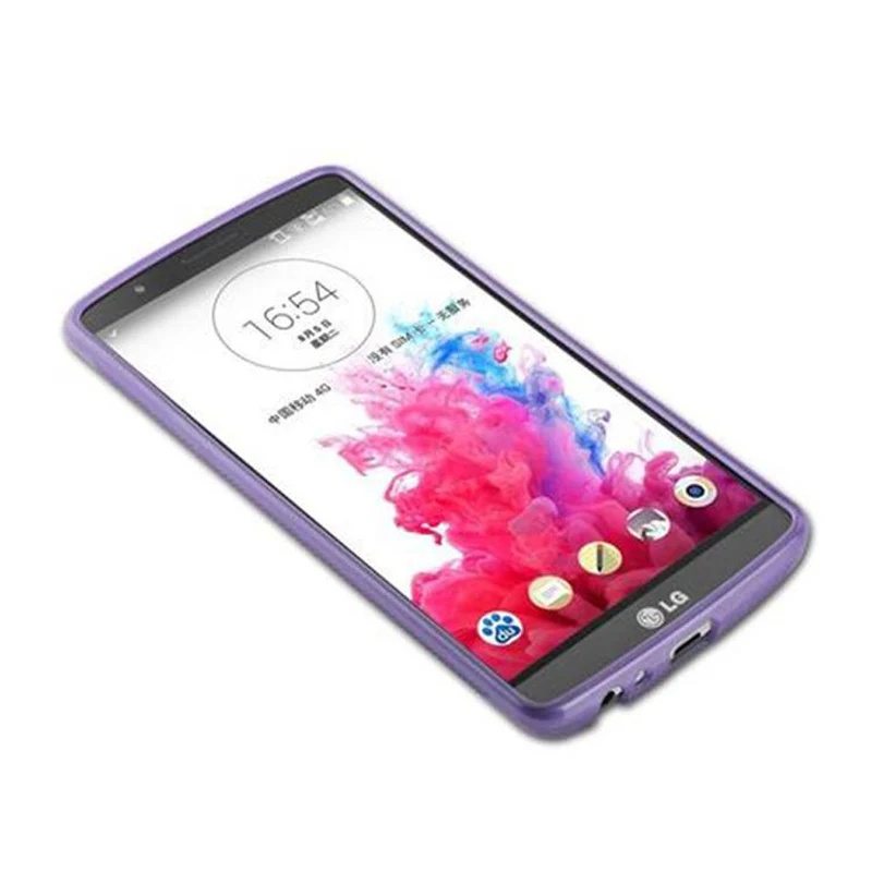 Cadorabo Hülle kompatibel mit LG G3 STYLUS Schutzhülle aus flexiblem TPU Silikon