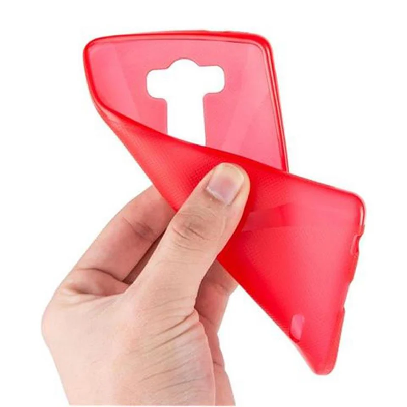 Cadorabo Hülle kompatibel mit LG G3 STYLUS Schutzhülle aus flexiblem TPU Silikon