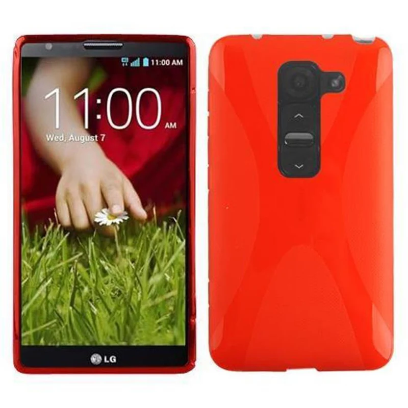 Cadorabo Hülle kompatibel mit LG G2 MINI Schutzhülle aus flexiblem TPU Silikon