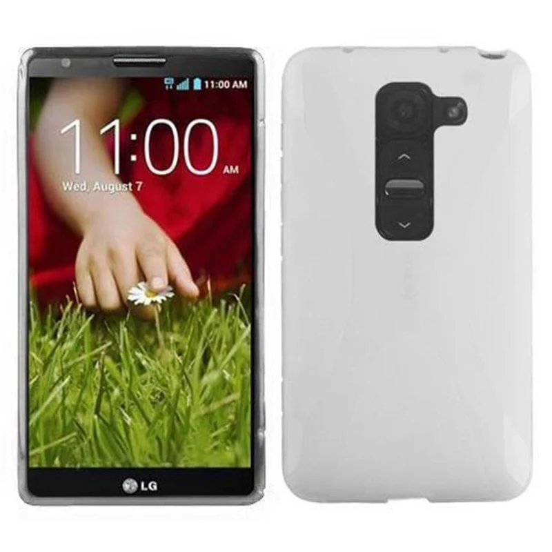 Cadorabo Hülle kompatibel mit LG G2 MINI Schutzhülle aus flexiblem TPU Silikon