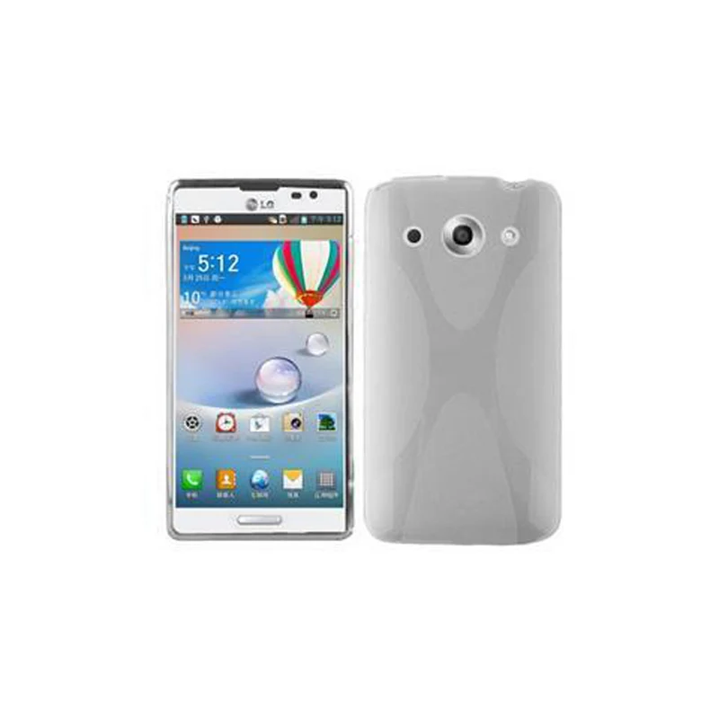 Cadorabo Hülle kompatibel mit LG OPTIMUS G PRO Schutzhülle aus flexiblem TPU Silikon