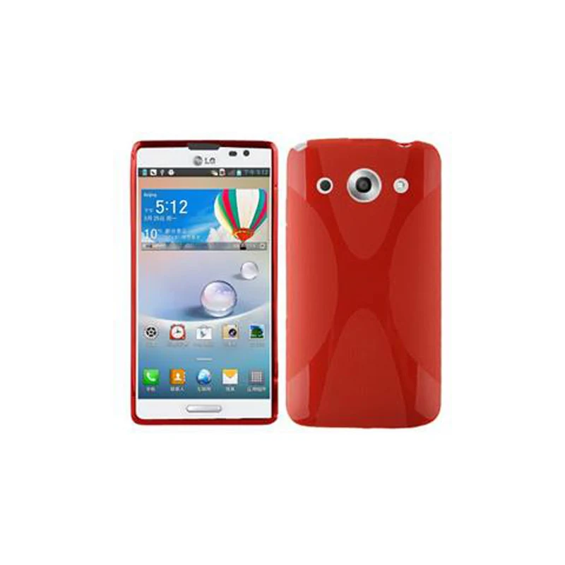 Cadorabo Hülle kompatibel mit LG OPTIMUS G PRO Schutzhülle aus flexiblem TPU Silikon