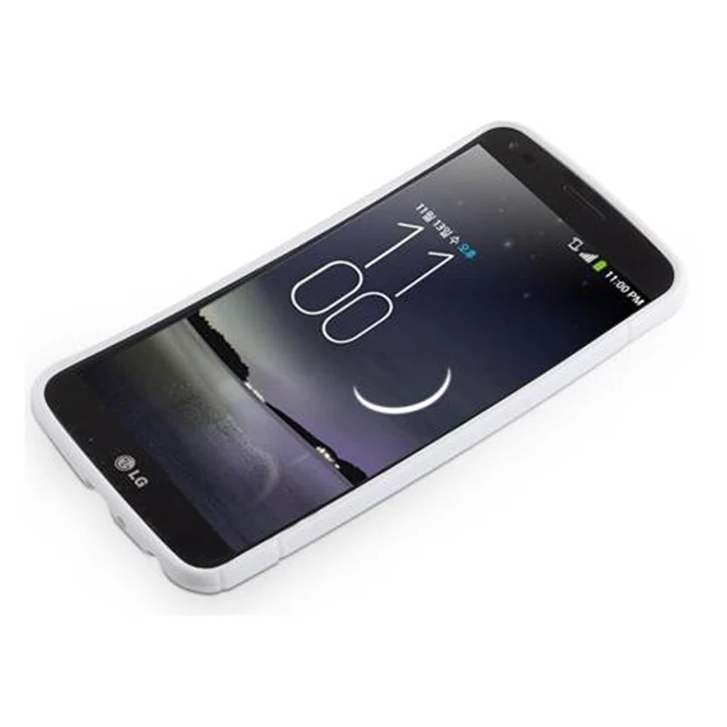 Cadorabo Hülle kompatibel mit LG G FLEX Schutzhülle aus flexiblem TPU Silikon