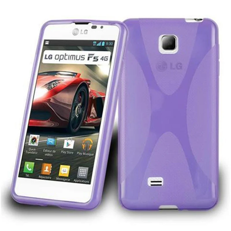 Cadorabo Hülle kompatibel mit LG OPTIMUS F5 / LUCID 2 Schutzhülle aus flexiblem TPU Silikon